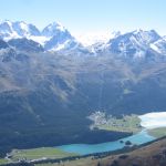 Aussicht auf St. Moritz